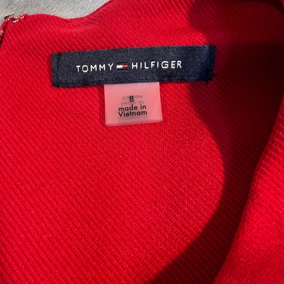 Tommy Hilfiger Poppy Red Shell Dress, sz 8 - Picture 7 of 10
